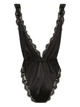 Dolce & Gabbana: Чёрный боди  Edge