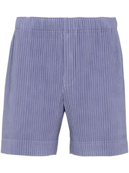Homme Plissé Issey Miyake: Фиолетовые шорты 