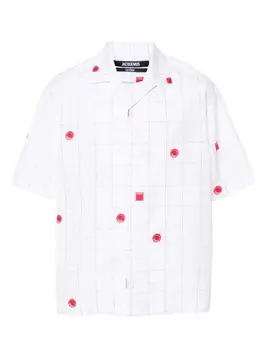 Jacquemus: Белая рубашка  La Chemise Jean