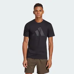 adidas: Чёрная футболка  Essentials