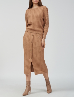 TWINSET: Бежевая юбка 
