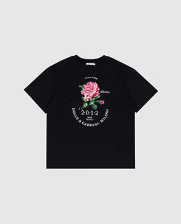 Dolce&Gabbana: Чорні футболки 