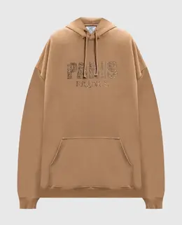 Vetements: Бежевая толстовка 