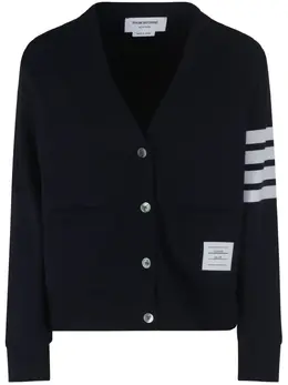 Thom Browne: Кардиган  4-Bar в полоску