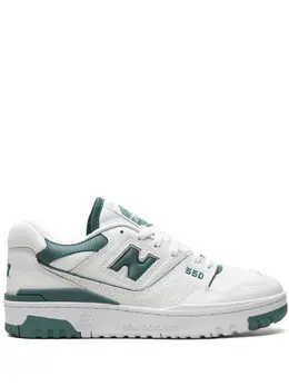 New Balance: Белые кроссовки  550