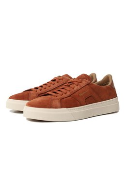 Santoni: Оранжевые кеды 