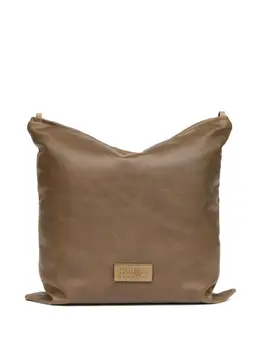 MM6 Maison Margiela: Коричневый клатч 
