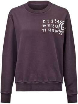 MM6 Maison Margiela: Свитшот с принтом 