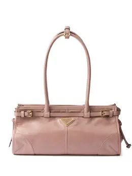 Prada: Розовая сумка-шоппер 