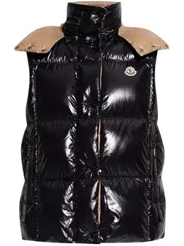 Moncler: Чёрный жилет  Luzule