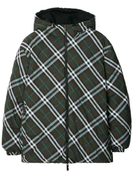 Burberry: Куртка в клетку 