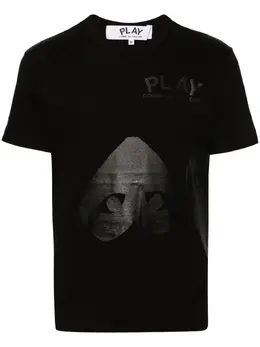 Comme Des Garçons Play: Футболка с принтом 