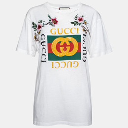 Gucci: Белая футболка 