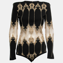 Balmain: Чёрный боди 