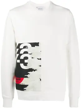 Y-3: Футболка с принтом 