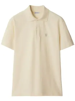 Burberry: Хлопковое поло 