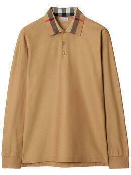 Burberry: Хлопковое поло 