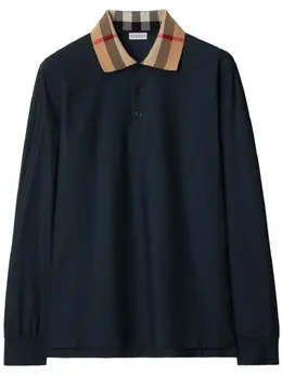 Burberry: Хлопковое поло 
