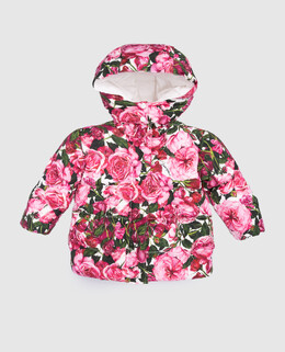 Dolce&Gabbana: Розовый пуховик 