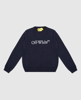 Off-White: Сині светри 