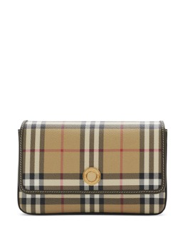 Burberry: Бежевая сумка через плечо 