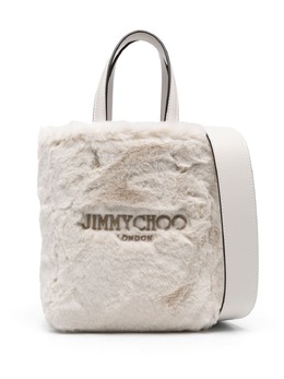 Jimmy Choo: Белая сумка-шоппер 