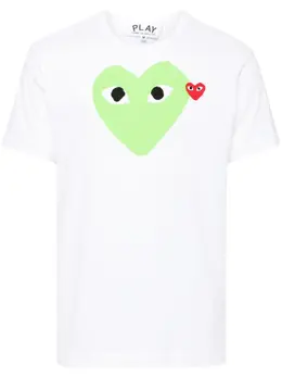 Comme Des Garçons Play: Хлопковая футболка  Heart