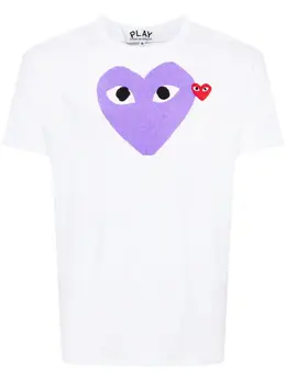 Comme Des Garçons Play: Хлопковая футболка  Heart