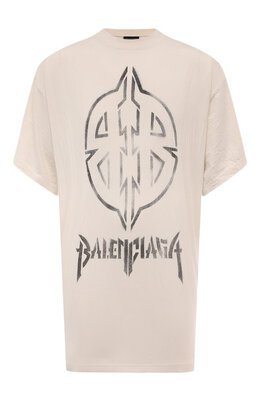 Balenciaga: Хлопковая футболка 
