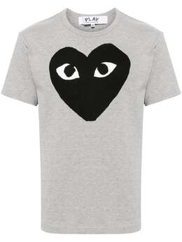 Comme Des Garçons Play: Футболка  Heart с принтом