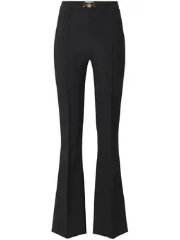 Elisabetta Franchi: Расклешённые брюки  Horsebit