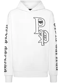 Philipp Plein: Белая толстовка  Gothic Plein