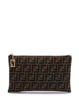 FENDI: Коричневый кошелёк 