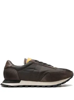 Maison Margiela: Коричневые кроссовки  Runner