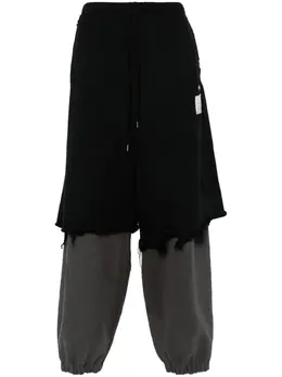 Maison MIHARA YASUHIRO: Чёрные брюки 