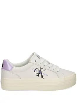 Calvin Klein Jeans: Белые кроссовки 