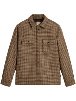 Woolrich: Коричневая рубашка  Alaskan