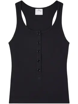 Courrèges: Чёрная майка 