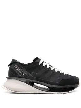 Y-3: Чёрные кроссовки 