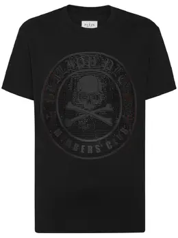 Philipp Plein: Чёрная футболка  Skull