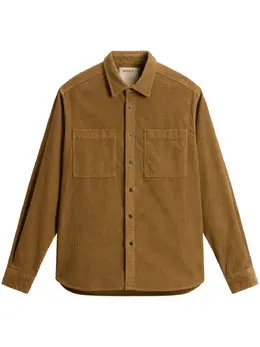 Woolrich: Коричневая рубашка 