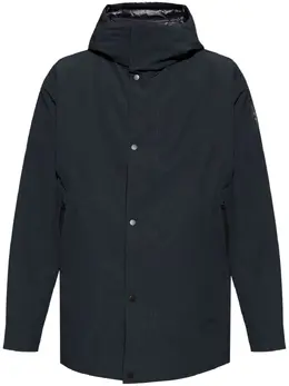 Moncler: Синяя куртка 