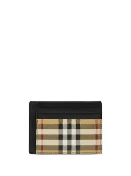 Burberry: Бежевый картхолдер  Vintage Check
