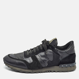 Valentino: Чёрные кроссовки  Rockrunner