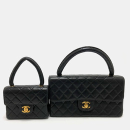 Chanel: Чёрная сумка на руку 
