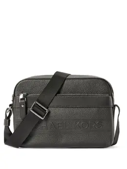 Michael Kors: Чёрная сумка через плечо  Hudson