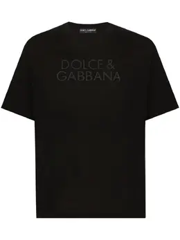 Dolce & Gabbana: Чёрная футболка  T