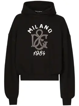 Dolce & Gabbana: Чёрная толстовка 