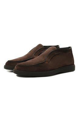 Santoni: Коричневые ботинки 
