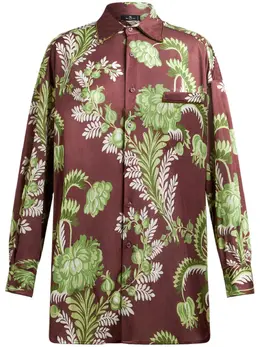 ETRO: Рубашка с растительным принтом 
